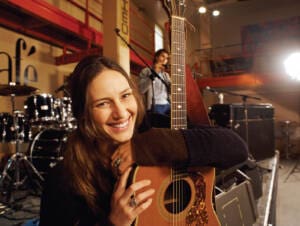 girl with guitar