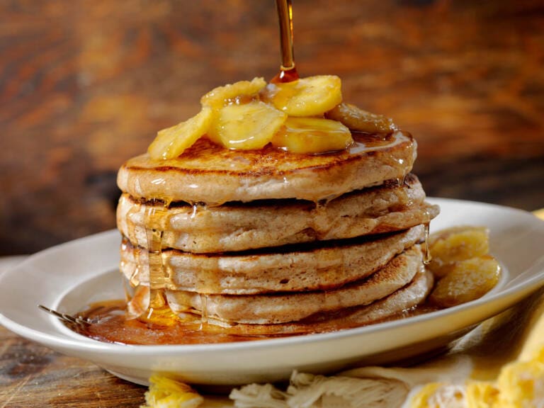 Caramelized Banana Pancakes